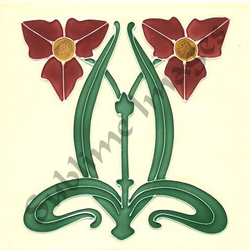AN062 art nouveau tiles
