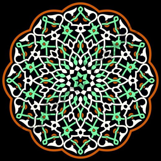 Arabesque tile