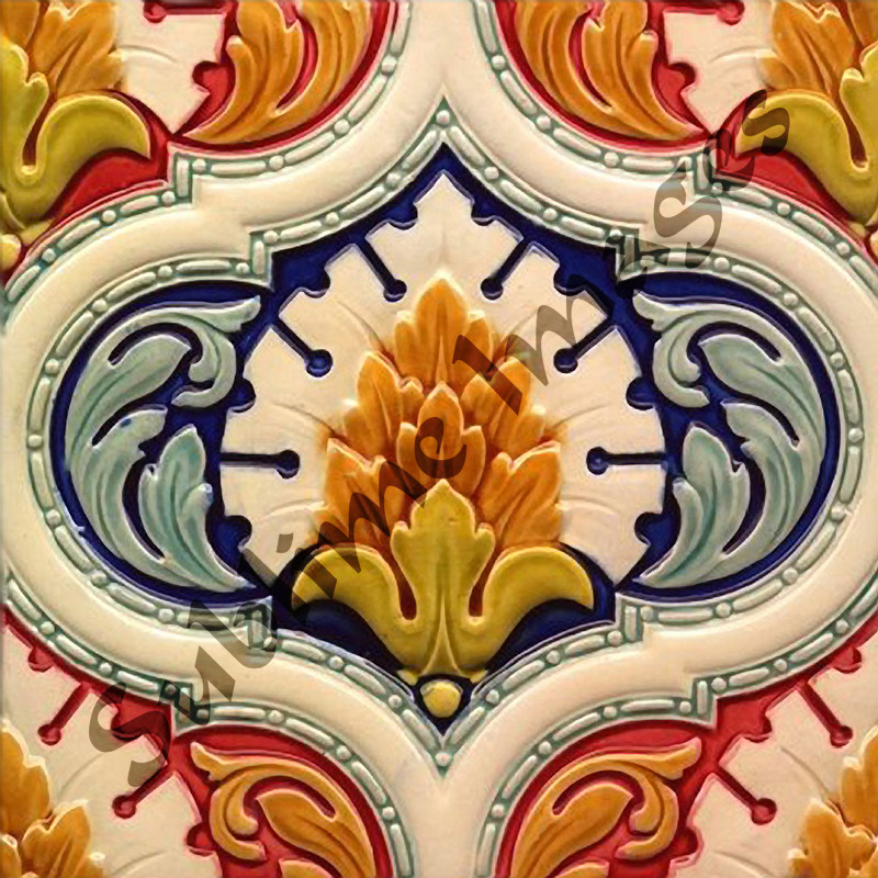AN070 - Art Nouveau Tiles - Reproduction Ceramic or Glass Tiles