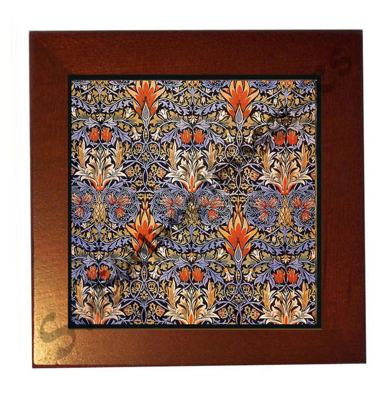kitchens 20 William Morris Reproduction Decorative Ceramic wall tile Fireplace 