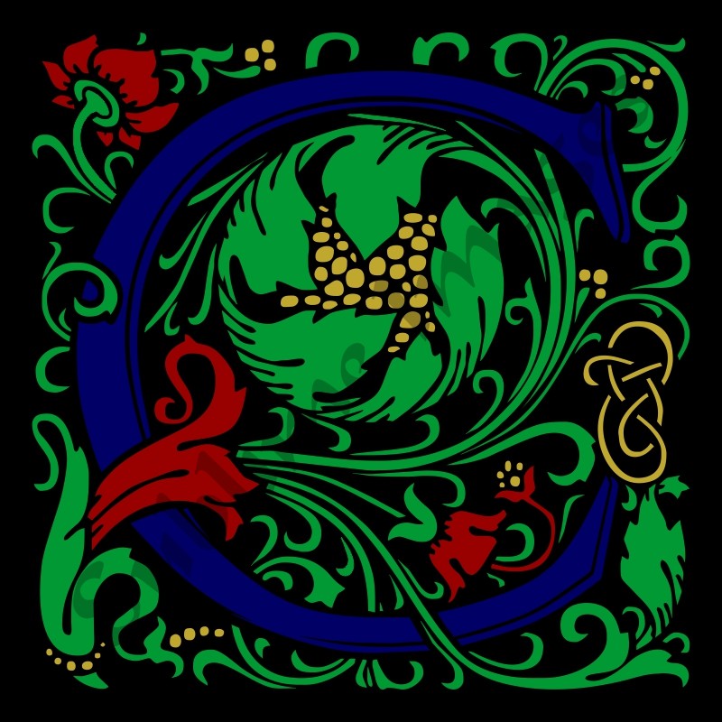 William Morris Letter Tiles William Morris Letter Tiles