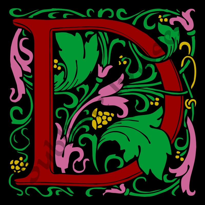 William Morris Letter Tiles William Morris Letter Tiles