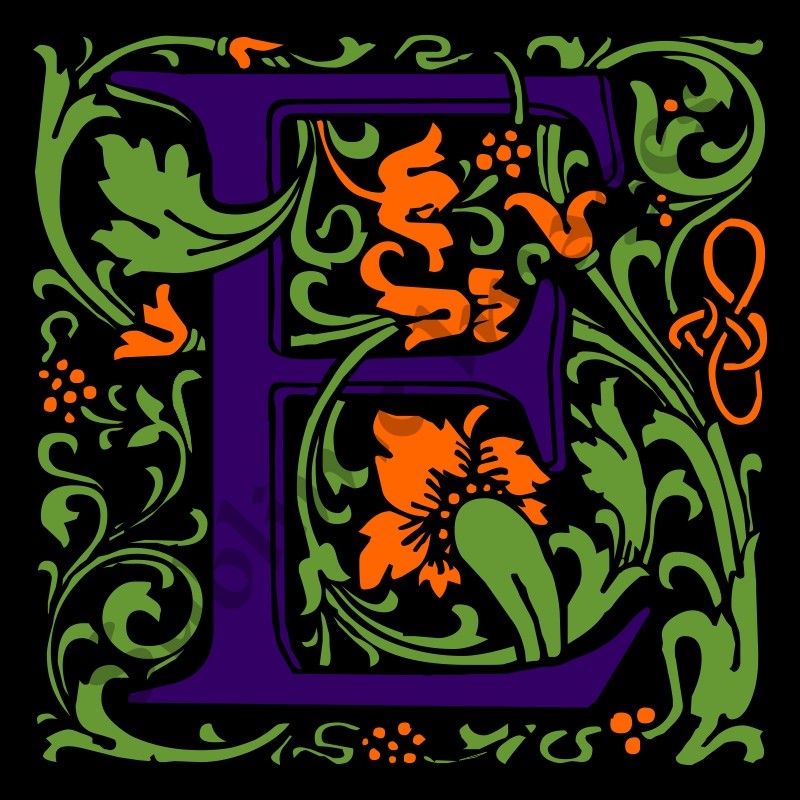 William Morris Letter Tiles William Morris Letter Tiles