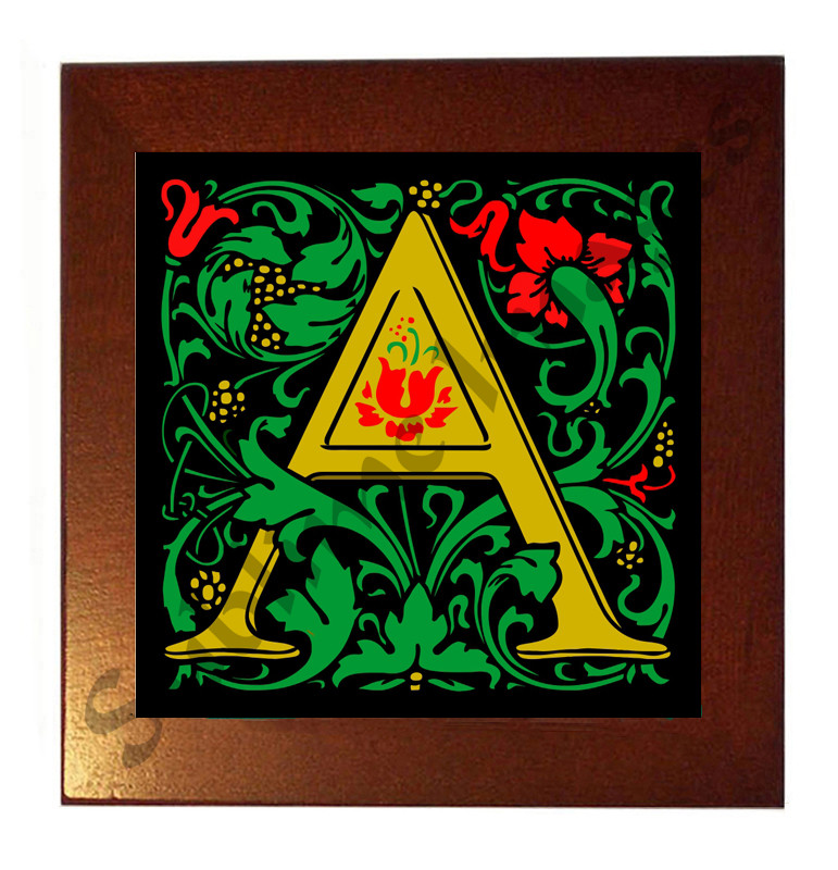 William Morris Letter Tiles William Morris Letter Tiles