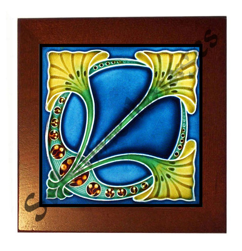 henry richards art nouveau tiles